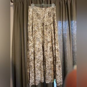 Multicolor brown prairie type skirt. Size small.